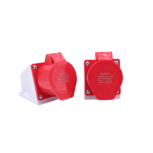 Ổ Cắm Điện Công Nghiệp Gắn Nổi Janfa 16A 5P IP44 JF-115