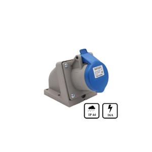 Ổ Cắm Điện Công Nghiệp Gắn Nổi Minjin 16A 3P 250V IP44 MJ-113