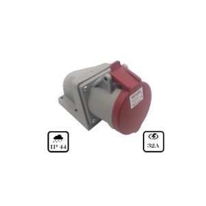 Ổ Cắm Điện Công Nghiệp Gắn Nổi Minjin 32A 4P 415V IP44 MJ-124