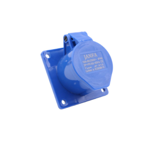 Ổ Cắm Điện Công Nghiệp Gắn Âm Janfa 16A 3P IP44 JF-313