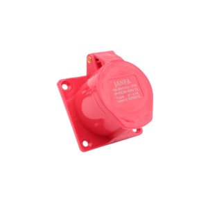 Ổ Cắm Điện Công Nghiệp Gắn Âm Janfa 16A 4P IP44 JF-314