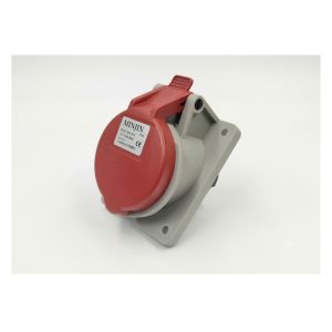 Ổ Cắm Điện Công Nghiệp Loại Nghiêng Gắn Âm Minjin 16A 4P IP44 MJ-414
