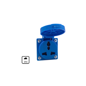 Ổ Cắm Điện Công Nghiệp Minjin 2P+E 10A IP54 MJ-12011