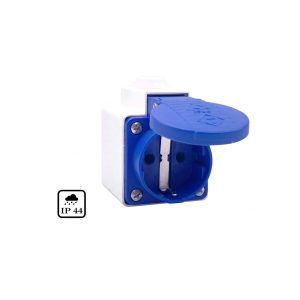 Ổ Cắm Điện Công Nghiệp Minjin 2P+E 16A IP44 MJ-10082